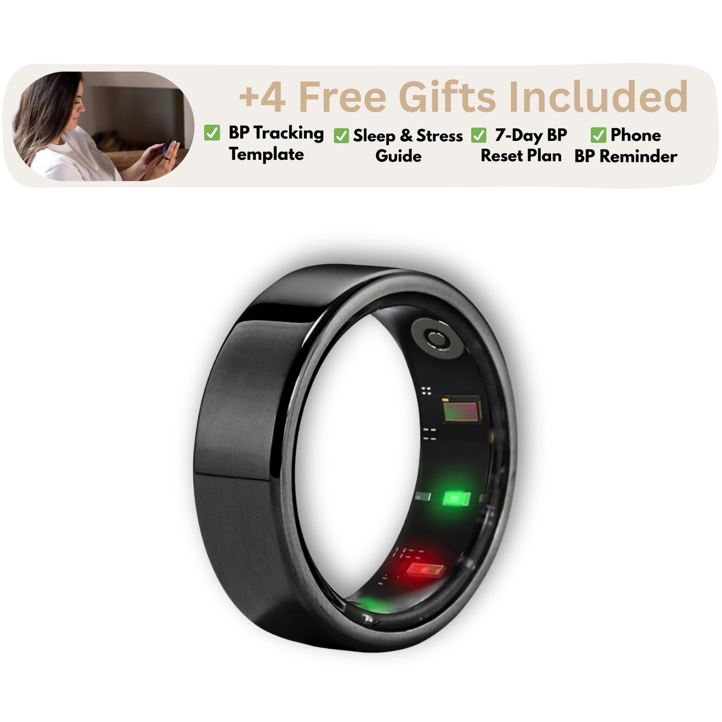 Auralite™ Smart Health Ring