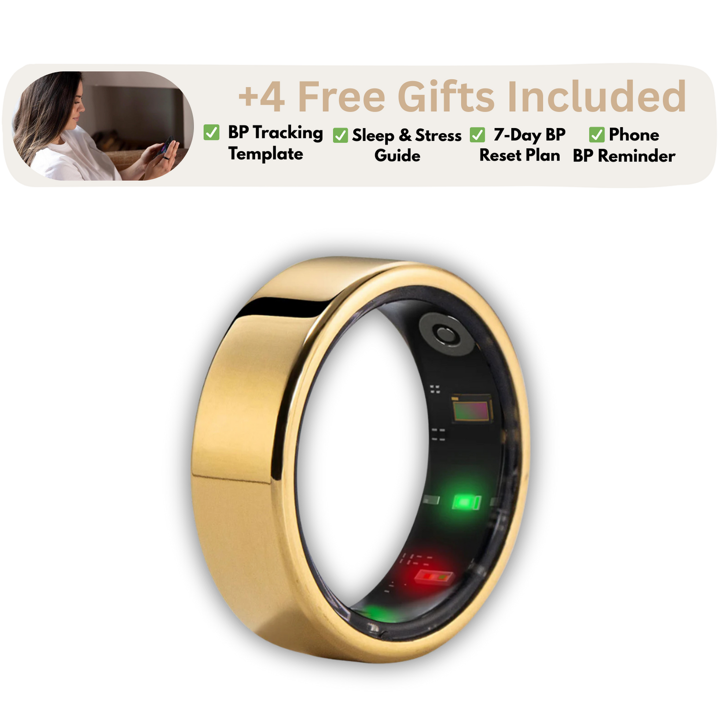 Auralite™ Smart Health Ring